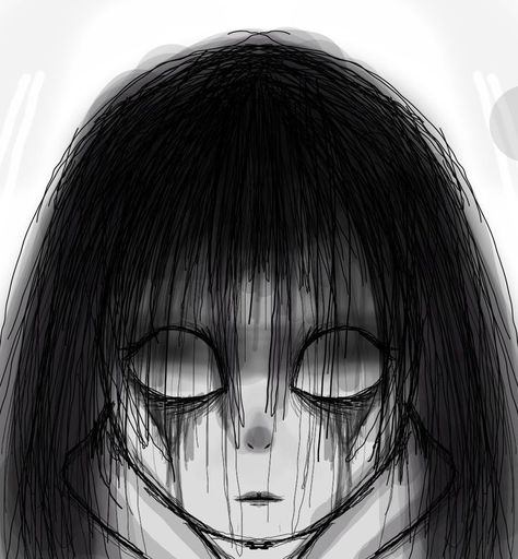 Creepy Manga Art, Dark Paintings Creepy Easy, Weird Drawings Creepy Easy, Creepy Art Style, Glow Images, Smile Drawing, Creepy Smile, Scary Drawings, Horror Drawing