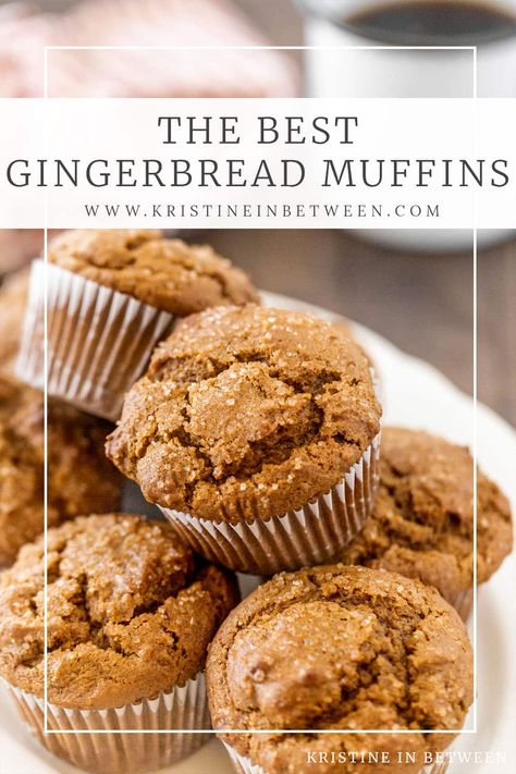 These moist and tender gingerbread muffins are a harmonious blend of spices, complemented by rich molasses. Perfectly sweet and irresistibly spicy, they're a delightful addition to your holiday baking. Hot Cross Buns Recipe Easy, Gingerbread Muffins Recipe, Fall Muffins, Molasses Recipes, Molasses Muffins, Gingerbread Muffins, Low Sugar Desserts, Hot Cross Buns Recipe, Best Christmas Cookie Recipe