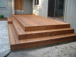 Wrap Around Stairs, Patio Stairs, Patio Steps, Deck Steps, Building A Porch, Patio Deck Designs, Deck Designs Backyard, Wrap Around Deck, Deck Stairs