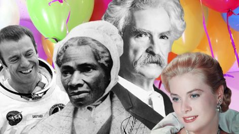 Famous November Birthdays | Mental Floss November Reading, Linus Pauling, Famous Youtuber, Born In November, November Activities, Sojourner Truth, Month Of November, Famous Youtubers, Activities Ideas