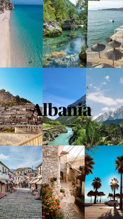 Albania looks beautiful!!!🇦🇱🇦🇱♥️♥️ Albania Aesthetic, Travel Albania, Sailing Around The World, Gap Year Travel, Albania Travel, My Map, Holiday Travel Destinations, Beautiful Countries, Travel Inspiration Destinations