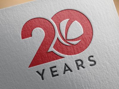 Dribbble - Kalkomey 20th Anniversary logo by Jared Hardwick 20 Number, 20 Number Design, Brand Anniversary, Anniversary Logos Inspiration, School 50th Anniversary Logo, Sports Anniversary Logo, Logo Aniversario, 30 Year Anniversary Logo, 20 Anniversary Logo