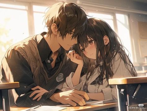 Romantic Anime Couples, Anime Couple, Cute Couple Art, Anime Love Couple, Digital Art Anime, Anime Couples Manga, Anime Couples Drawings, Anime Sketch, Handsome Anime Guys