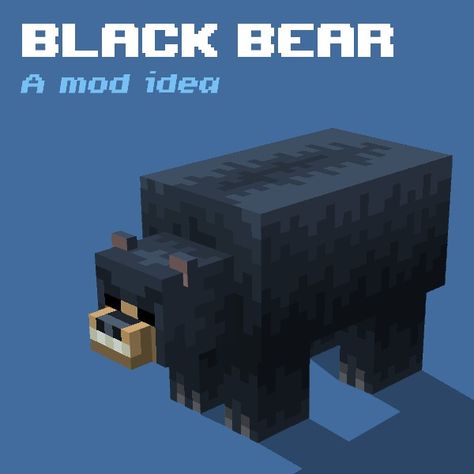 Bear Minecraft, Minecraft Mobs Mod, Minecraft Diy, Project Mc, Bar Game, Minecraft Mod, Play Mobile, Little Nightmares Fanart, Minecraft Mobs