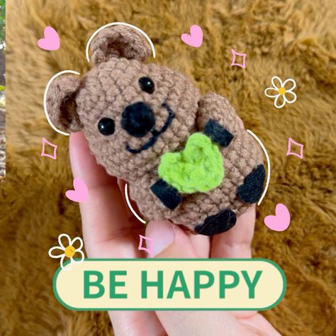 #quokka #australia #amigurumi #crochetlove #crochettoyspatterns #freepatternamigurumi #smile #behappytoday #cuteness Kawaii Amigurumi, Amigurumi Tutorial, Yt Channel, Crochet Toys Patterns, Free Pattern, Amigurumi, Australia, Crochet, Pattern