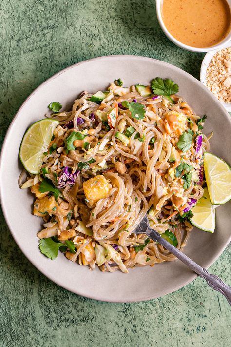 Thai Peanut Glass Noodle Salad