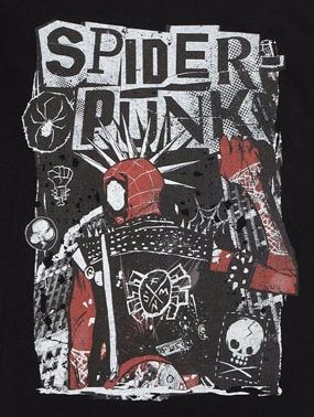 Spiderman Tshirt Design, Punk Poster Design, Spiderman Tshirt, Hobie Brown, Spiderman Shirt, Punk Poster, Punk T Shirt, Pop Culture Art, Anime Shirt