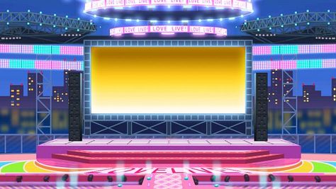 Background Anime, Gacha Backgrounds, Stage Background, Festival Image, Fantasy Background, Concert Stage, Anime Backgrounds, Star Background, Love Live