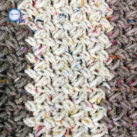 Crochet Bean Stitch Cowl - Free Pattern - Left in Knots Crochet Sprinkles, Crochet Bean Stitch, One Skein Projects, Yarn Texture, Crochet Infinity Scarf Pattern, Crochet Apparel, Cowl Crochet Pattern, Crochet Scarf Easy, Infinity Scarfs