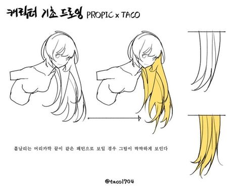 when the hair is blowing in the wind, making the ends of the hair all in the same pattern makes the hair look stiff and hard. Poses Manga, Drawing Hair Tutorial, Hair Sketch, Manga Drawing Tutorials, Anatomy Sketches, Body Reference Drawing, Anatomy Drawing, Poses References, Figure Drawing Reference