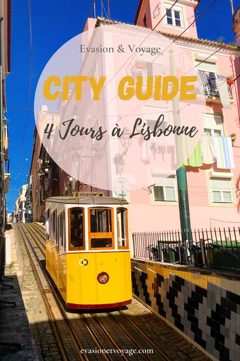 City Guide Lisbonne - Voyage au Portugal - 4 jours à Lisbonne #Lisbonne #portugal #citytrip #voyage #traval #lisboa Voyage Europe, City Trip, Algarve, City Guide, Travel Ideas, Portugal, Bullet Journal, Travel, Porto