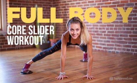 Core Slider Workout, Slider Workout, Glider Workout, Slider Exercises, Muscles In Your Body, Yoga Posen, Body Weight Training, Easy Yoga Workouts, Yoga Sequences