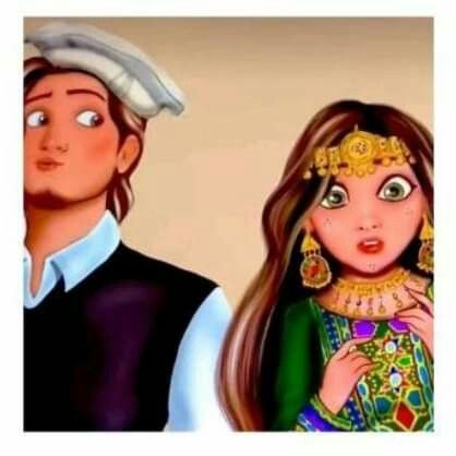 Afghanistan Culture, Afghan Wedding, Afghan Girl, Shadow Photos, Cartoon Girl Drawing, Illustration Art Girl, Cute Disney Wallpaper, 5k Followers, Couple Cartoon