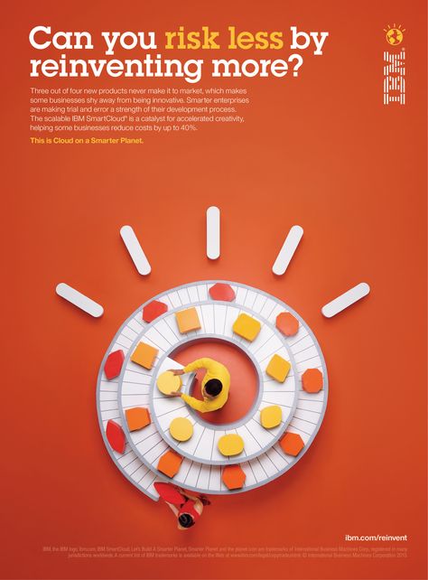 IBM_SmartQuestions_PRESS_ADs2 Planet Icon, Business Leaders, Business Problems, Creative Posters, Ads Creative, Creative Advertising, Packaging Design Inspiration, Business Leader, Design Graphique