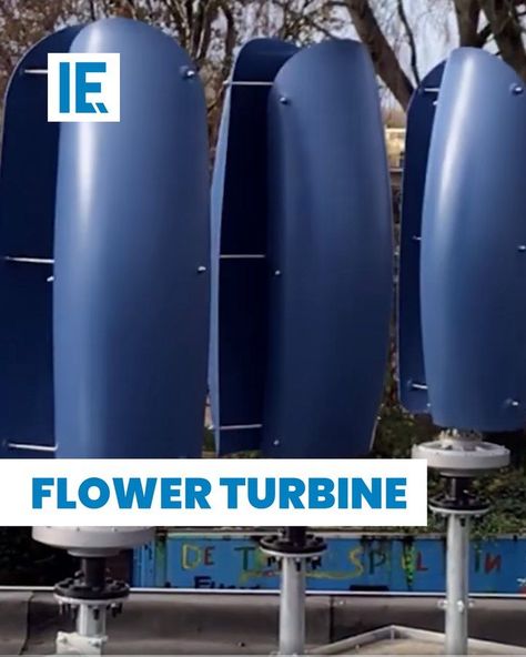 Mini Turbines Will Power The Future | wind power, wind turbine | These tulip wind turbines make wind energy accessible in an eco-art style. | By Interesting Engineering Eco Art, Will Power, Wind Turbines, Building Projects, Wind Energy, Wind Power, Wind Turbine, Art Style, Tulips