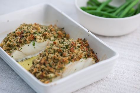 This is an excellent recipe for crusted pollock that's an easy fish dish to prepare. Nathan Outlaw's pollock recipe is a wonderful way to prepare this whitefish Pollock Recipes, Pollock Fish, Easter Baking Recipes, Pollock Fish Recipes, Great British Chefs, Christmas Baking Recipes, Citrus Salad, Cooking Dishes, Garlic Clove