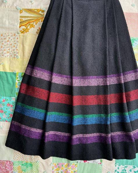 Vintage Handwoven 100% Wool Skirt, Handwoven in St.Leonard New Brunswick Canada by Madagascar Weavers,70s Skirt, Marked Size 6 $85//AVAILABLE Condition: Garment is in good condition with no imperfections to note! Description: Button and clasp enclosure, double pocketed, pleated,high waisted, nylon slip inside so you don’t have skin directly against the wool. Handwoven wool is thick, definitely a warm skirt! Measurements Marked a vintage size 6 Measurements taken with garment laid flat W... Warm Skirt, Warm Skirts, 70s Skirt, New Brunswick Canada, Skirt Measurements, Wool Skirt, New Brunswick, Wool Skirts, Madagascar