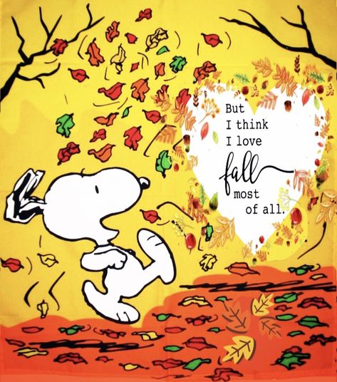 But I think I love FALL most of all! 🍁🍂🧡💛 I Love Fall, Love Fall, Peanuts Snoopy, Happy Fall, Tumbler Designs, Falling In Love, Snoopy, Tumbler, I Love