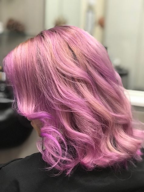 Pink Bubblegum, Hair Art, Balayage, Long Hair Styles, Hair Styles, Hair, Pink, Beauty, Art