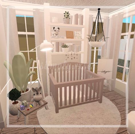 Modern Baby Room, Small Baby Room, Blocksburg Room Ideas￼, Tiny House Bedroom, Two Story House Design, House Plans With Pictures, House Decorating Ideas Apartments, Small House Layout, Simple Bedroom Design