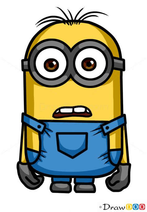 Minions Movie Character Drawings, Minion Tattoo, Easy Cartoon Characters, Animation Character Drawings, Minion Drawing, Minion Stickers, Minion Dave, Disney Character Drawings, Cartoon Movie Characters