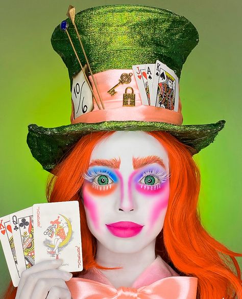 Steam Punk Makeup, Hatter Makeup, Mad Hatter Makeup, Fall Creations, 10 Mayo, Makeup Charts, Punk Makeup, Carnival Makeup, Look Festival