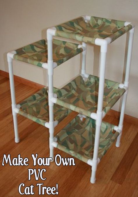 Homemade Cat Tree - Cat Trees Homemade, Katt Grejer, Diy Cat Tree, Cat House Diy, Diy Cat Toys, Cat Towers, Cats Diy Projects, Cat Cages, Homemade Cat