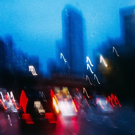 Blur Photography, Film Photography 35mm, L Lawliet, Cinematic Photography, City Photography, City Aesthetic, Blue Aesthetic, Night Photography, City Life