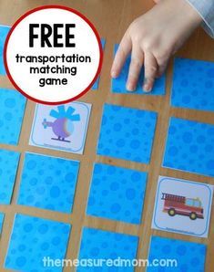 Are you doing a preschool transportation theme? Print this FREE transportation matching game. Transportation Matching, Preschool Transportation Theme, Slp Crafts, Preschool Transportation, Transportation Preschool Activities, Transportation Theme Preschool, Transportation Unit, Transportation For Kids, Transportation Activities