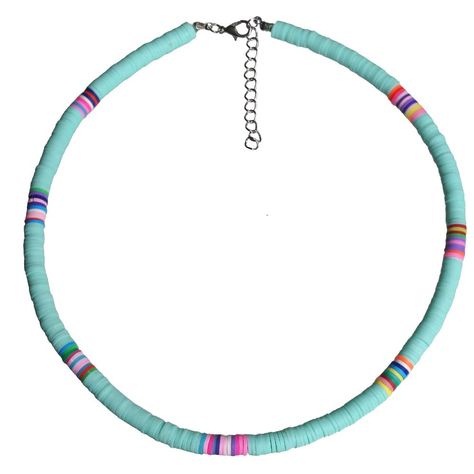 PRICES MAY VARY. Material: Alloy, the disc shape heishi record beads are made of polymer clay. Size: 45cm + extension chain 5cm /17.7in + extension chain 1.97in (adjustable necklace), African vinyl disc beads width 6mm Occasion: This surfer choker is lightweight and waterproof, and the color will not change. This colorful cute bohemian short necklace is perfect for sunny spring and summer, and is worn at the beach / pool / vacation, make you unique in the crowd. Perfect Gift: Best friendship gif Vinyl Disc, Summer Beach Jewelry, Sweet Earrings, Surfer Necklace, Celtic Knots, Boho Choker, Party Necklace, Polymer Clay Necklace, Beaded Collar