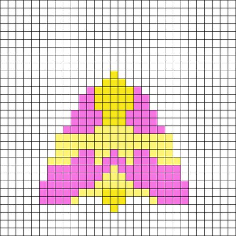 Rosy Maple Moth Perler Bead Pattern / Bead Sprite Luna Moth Pixel Art, Moth Perler Bead Patterns, Moth Pixel Art, Perler Bead Moth, Moth Perler Beads, Pixel Moth Pattern, Trippy Mushroom Perler Bead Patterns, Rosy Maple Moth Crochet, Moth Bead Pattern