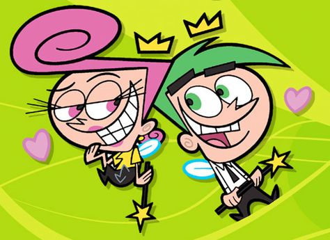 cosmo and wanda Wanda Fairly Odd Parents, Cosmo Y Wanda, Cosmo And Wanda Costume, Fairy Godparents, Cosmo And Wanda, Timmy Turner, The Fairly Oddparents, Fairly Odd Parents, Odd Parents