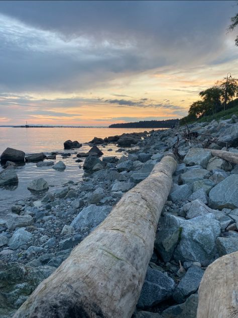 #whiterock #surrey #canada #sunset #sea #ocean #sky Canada Sunset, Surrey Canada, Rock Beach, Surrey Bc, Ocean Sky, Sunset Sea, White Rock, Sea Ocean, Water