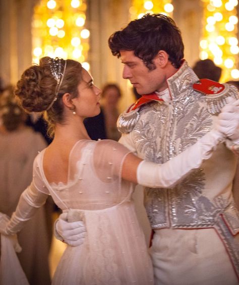 Romantic Dance, Dance Aesthetic, The Great Comet, James Norton, Lily James, Costume Drama, Princess Aesthetic, Period Costumes, Movie Costumes