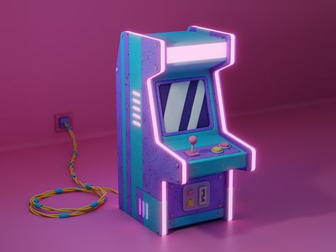 Candy Arcade on Behance Arcade Art, Arcade Retro, Idle Game, Claw Machine, Isometric Art, Game Machine, Retro Arcade, Arcade Machine, Arcade Game