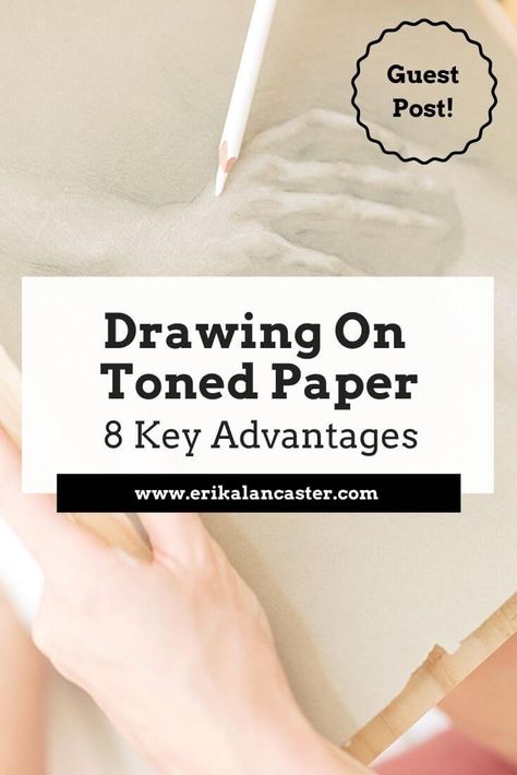 In this guest post, artist and author Emily Clare explains the advantages of drawing on toned paper. Beginner Drawing Lessons, Beginner Drawing, Teacher Art, Art Hacks, Sketching Tips, Shading Techniques, Forehead Wrinkles, Water Colours, Sketches Tutorial