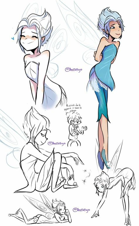 Periwinkle Fairy Fanart, Tinkerbell And Periwinkle, Pixie Hollow Fanart, Tinkerbell Periwinkle, Pixie Hollow Art, Tinkerbell Redesign, Tinker Bell Oc, Tinker Bell Characters Disney Fairies Pixie Hollow, Periwinkle Tinkerbell