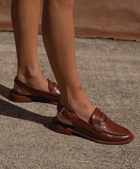 Shop the latest collection of . Find the perfect pair of loafers for your everyday look. #HardiLoafers #Loafers Loafer Slingback, Slingback Loafers, Yoga Jeans, Loafers Outfit, Loafers Brown, Patent Loafers, Shady Lady, Stance Socks, Black Tape