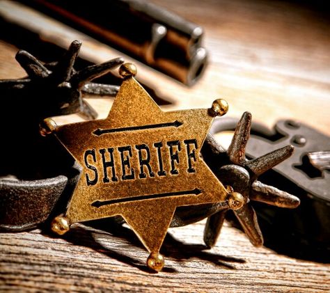 Spurs Western, Sheriff Badge, Star Badge, Stiles Stilinski, American West, Borderlands, Vintage Western, Old West, Wild West