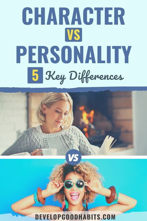 Character VS Personality: 7 Key Differences #character #personality #selfhelp #selfimprovement #personality #personaldevelopment Character Vs Personality, What Is Character, Branches Of Psychology, Types Of Psychology, About Character, Circus Characters, Self Help Skills, Character Personality, Strong Personality