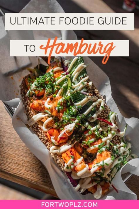 Planning a trip to Hamburg, Germany? Save yourself from mediocre currywvrst with this foodie guide to the best food and drink in Hamburg. We cover the best places to eat, top michelin star restaurants, trendy coffee shops, local markets and traditional german dishes to try in this port city! #foodguide #foodtravel #culinarytravel #hamburg #germanytravel #europe Hamburg Germany Food, Where To Eat In Munich Germany, Hamburg Places To Visit, Berlin Food Spots, Tuscan Food, Where To Eat In Hamburg, Cool Restaurants, Hamburg Germany Photography, Hamburg Travel