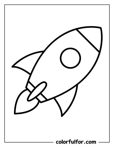 Rocket Colouring Page, Rocket Ship Outline, Rocketship Coloring Page, Space Theme Coloring Pages, Rocket Ship Coloring Page, Rocket Coloring Page, Rocket Craft Preschool, Rocket Drawing Easy, Rocket Drawing For Kids