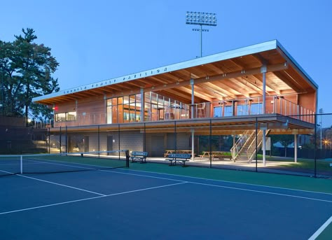 Tennis Court Design, Sports Pavilion, Sports Facility Architecture, Clubhouse Design, Sports Facility, Sports Centre, Architect Magazine, Pavilion Architecture, Sport Park