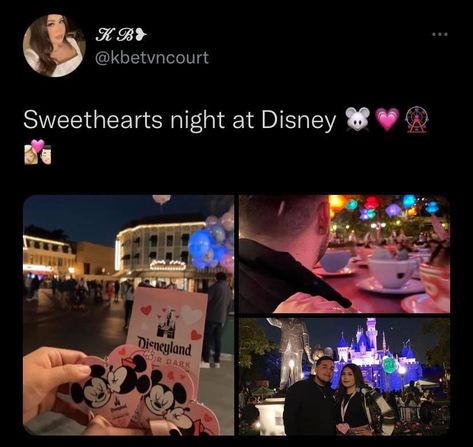 Sweethearts Night Disney, Disney Date Aesthetic, Sweethearts Nite Disneyland, Disneyland Sweethearts Night, Disney Sweethearts Night, Disneyland Date, Adventures Aesthetic, Couples Memes, Disney Date