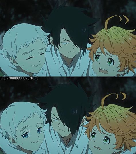 The best trio ❤️ The Royal Trio 🔱 _________________________ #thepromisedneverland #promisedneverland #tpnmanga #tpn #emma #norman #mama… Ray And Emma, Terra Do Nunca, Desenhos Love, Discord Chat, Neverland Art, Promise Neverland, The Promised Neverland, Anime Things, Vinland Saga