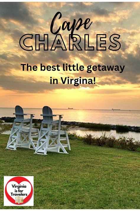 Cape Charles, Virginia, is for lovers. Lovers of stunning sunsets, boutique shopping, Victorian charm, waterfront dining, sunny beaches, and nature. Discover why this Eastern Shore gem might be Virginia's best little weekend getaway. #capecharles #virginia Cape Charles Virginia, Victorian Town, Chesapeake Bay Bridge, Cape Charles, Island Villa, Waterfront Dining, Virginia Is For Lovers, Deep Autumn, Beach Vacations