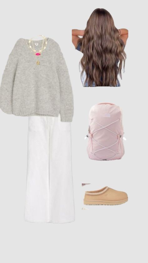 Preppy Outfits For Cold Weather, Outfit Inspo Preppy Winter, Testing Day Outfits, Outfit Trends 2025, Preppy Outfits Collage, Meeting Boyfriends Parents Outfit, Preppy Winter Outfits For School, Outfits To Wear On Your Period, Cold Lazy Day Outfit