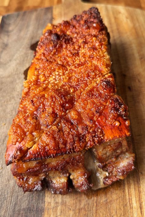 Air Fryer Pork Belly (The CRISPIEST Version) | Myriad Recipes Liempo Recipe Pork Belly Air Fryer, Air Fried Pork Belly, Crispy Pork Skin Recipe, Pork Belly In Air Fryer, Air Fryer Pork Belly Recipes, Pork Belly Recipes Crispy Air Fryer, Pork Belly Recipes Air Fryer, Pork Belly Air Fryer Recipe, Pork Belly Crispy