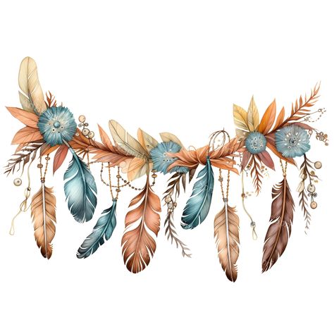 Feather Garland, Dream Catcher Art, Decoupage Tissue Paper, Mug Tumbler, Clipart Design, Facebook Cover Photos, Tumbler Sublimation, Digital Clip Art, Png Transparent