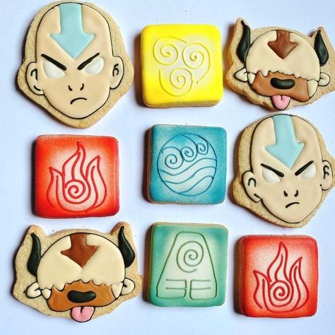 (20+) Frostedflairtt - Avatar - The Last Airbender Cookies ! Created for... | Facebook Avatar The Last Airbender Birthday, Avatar Birthday, Avatar The Last Air Bender, The Last Air Bender, Air Bender, Avatar The Last Airbender Art, 9th Birthday, Birthday Surprise, Avatar The Last Airbender